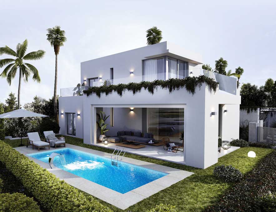 New villas in Mijas Pueblo